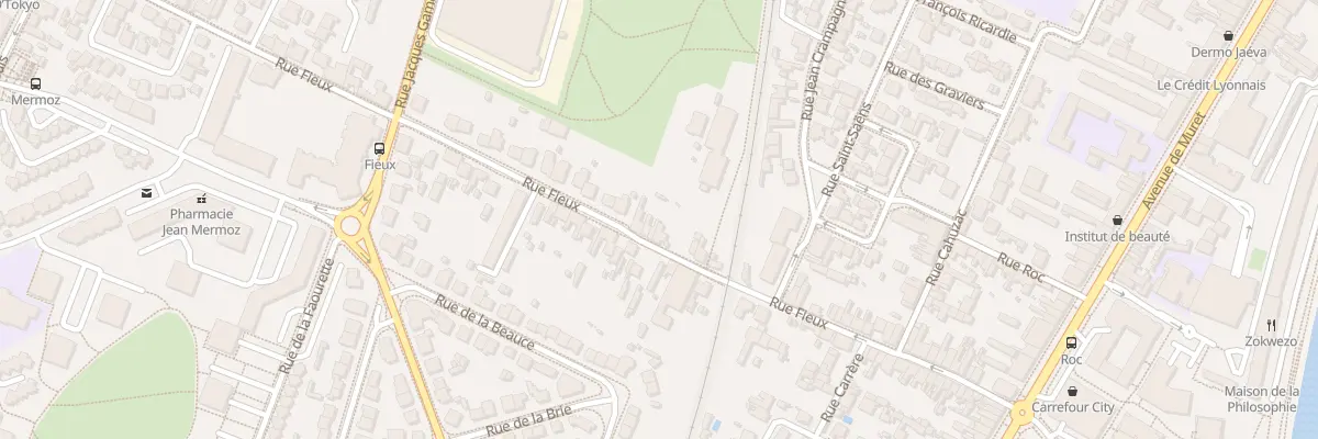 Plan du 52 Rue Fieux à Toulouse