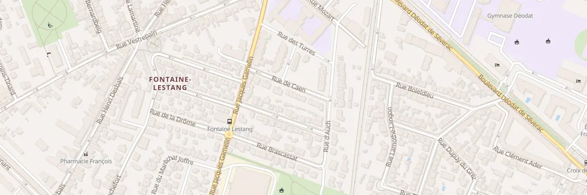 Plan du 4 Rue de Caen à Toulouse