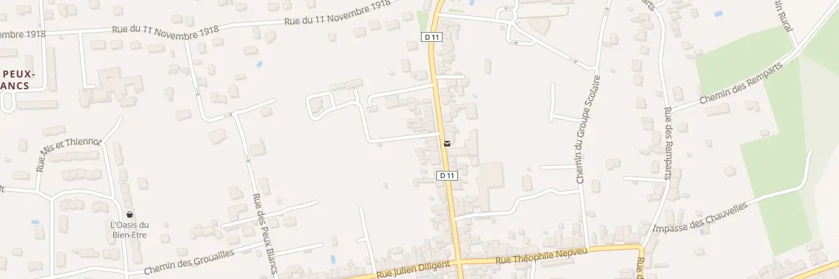 Plan du 76 Rue des Gachons à Saint-Gaultier