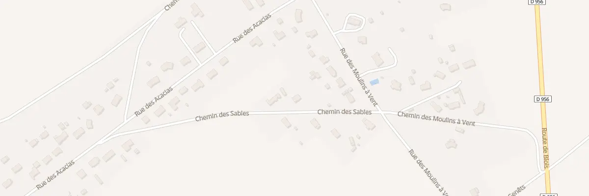 Plan du 1 Che des Sables à Fresnes