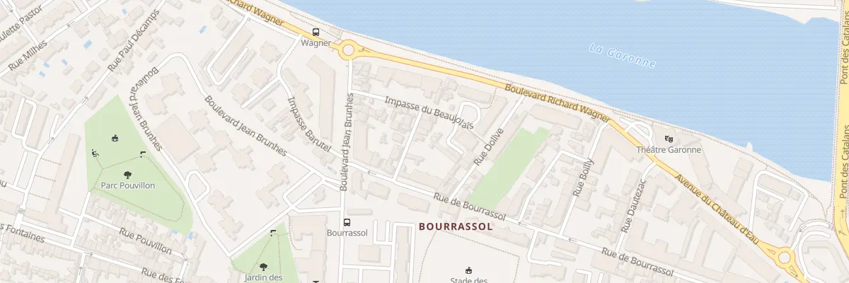 Plan du 8 Rue Rodolphe Bresdin à Toulouse