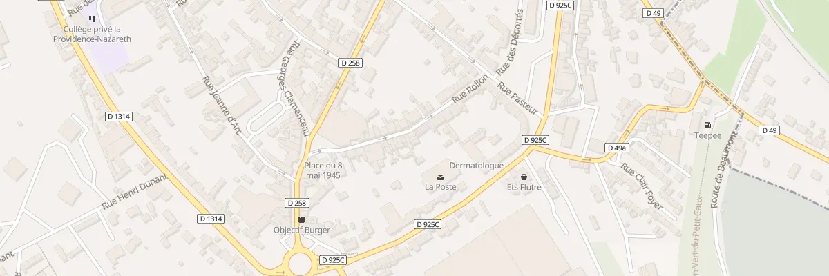 Plan du 28 Rue Rollon à Eu