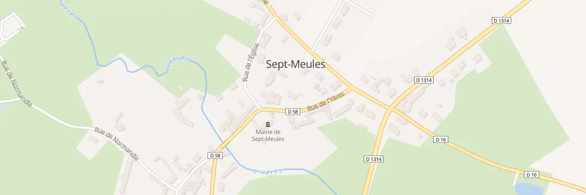 Plan du 2 Rue de l’Yeres à Sept-Meules