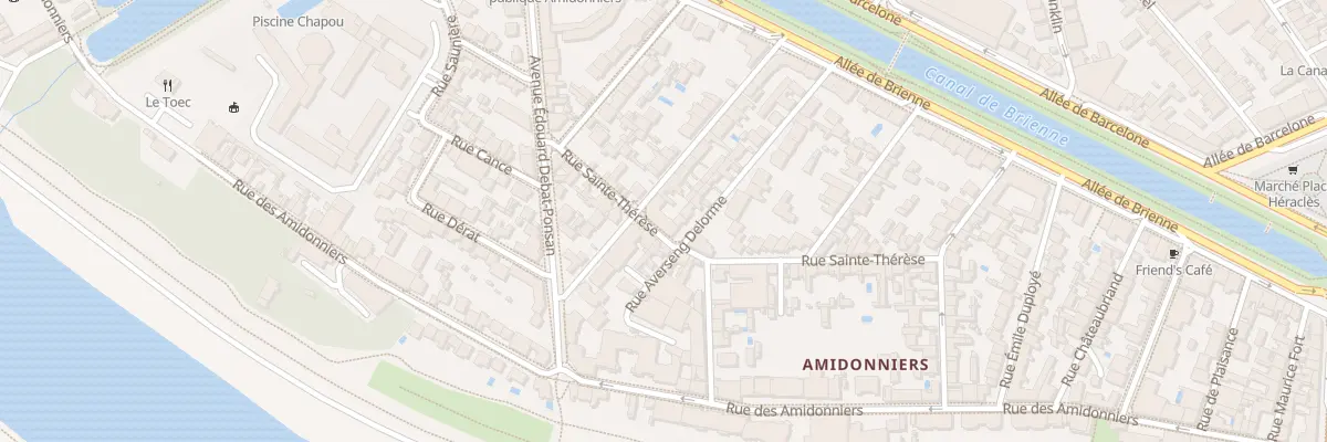 Plan du 24 Rue Sainte Thérèse à Toulouse