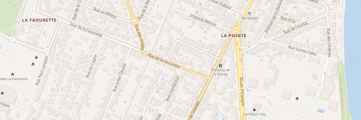 Plan du 10 Rue de la Faourette à Toulouse
