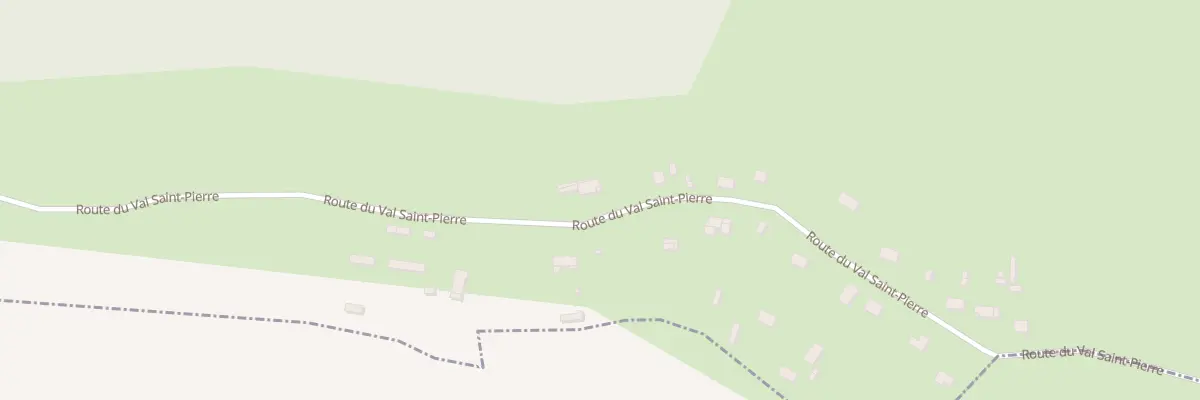 Plan du 33 Rte du Val Saint Pierre à Croisy-sur-Andelle
