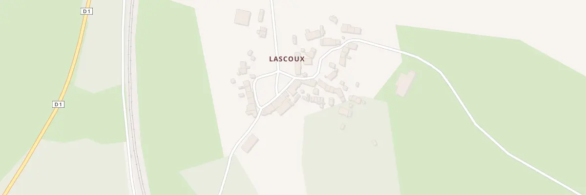 Plan du 18 Lascoux à Fromental