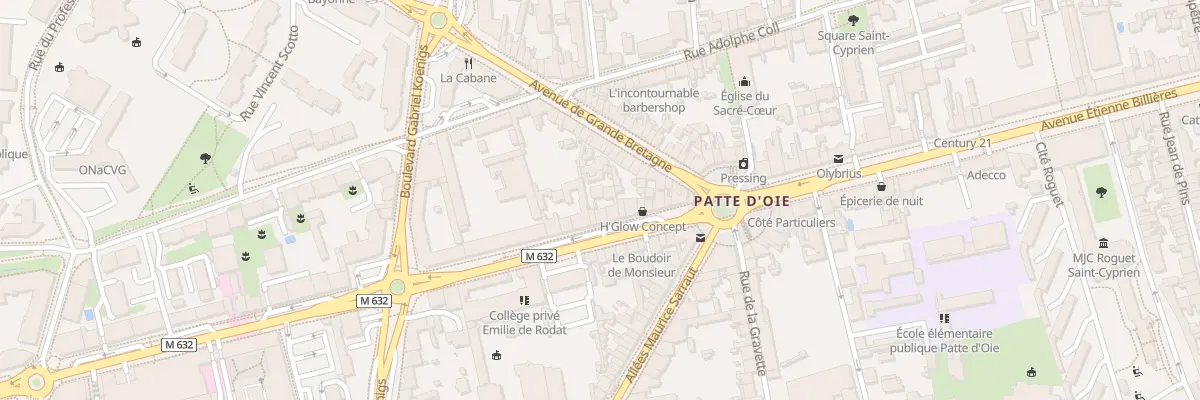 Plan du 18 Av de Lombez à Toulouse