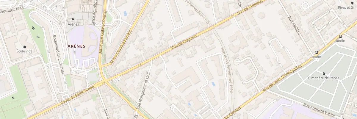 Plan du 26 Rue de Cugnaux à Toulouse