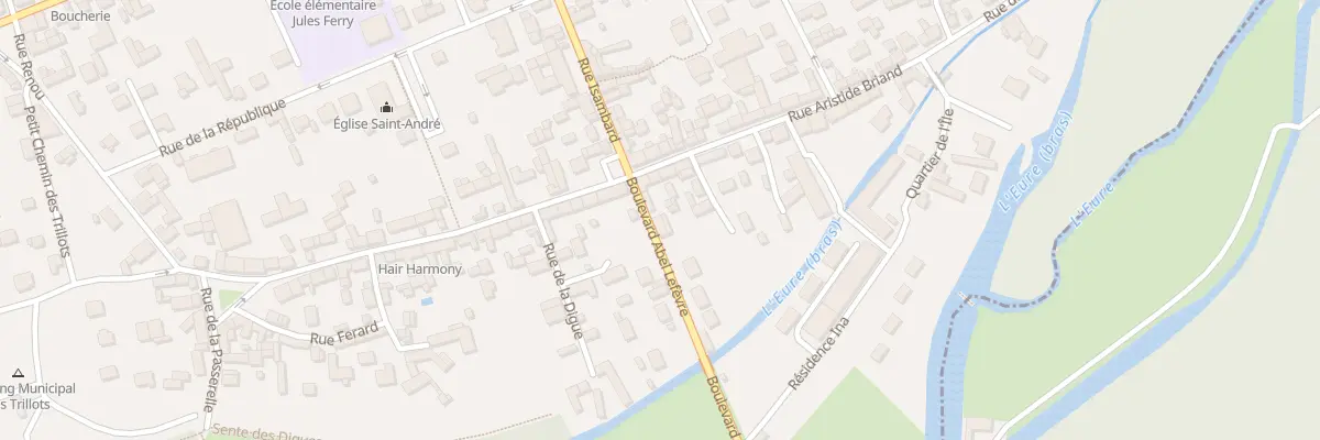 Plan du 4B Bd Abel Lefevre à Ézy-sur-Eure