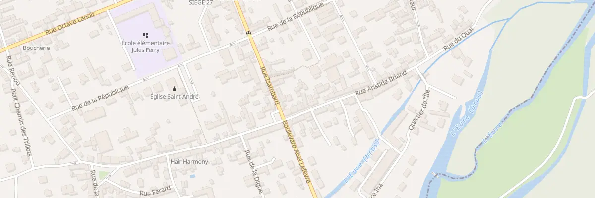 Plan du 51 Rue Aristide Briand à Ézy-sur-Eure