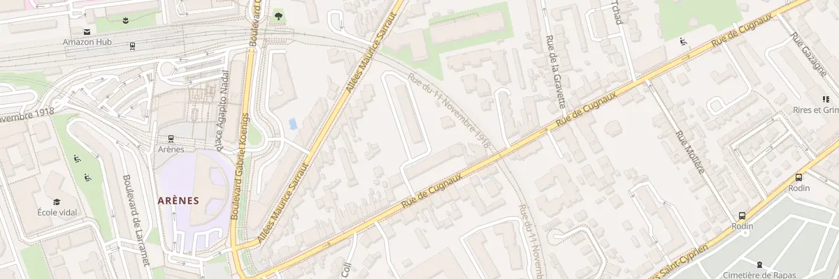Plan du 31 Rue de Cugnaux à Toulouse