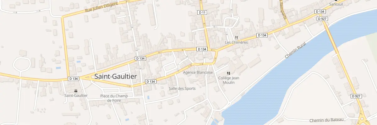 Plan du 4 Rue du Marché à Saint-Gaultier