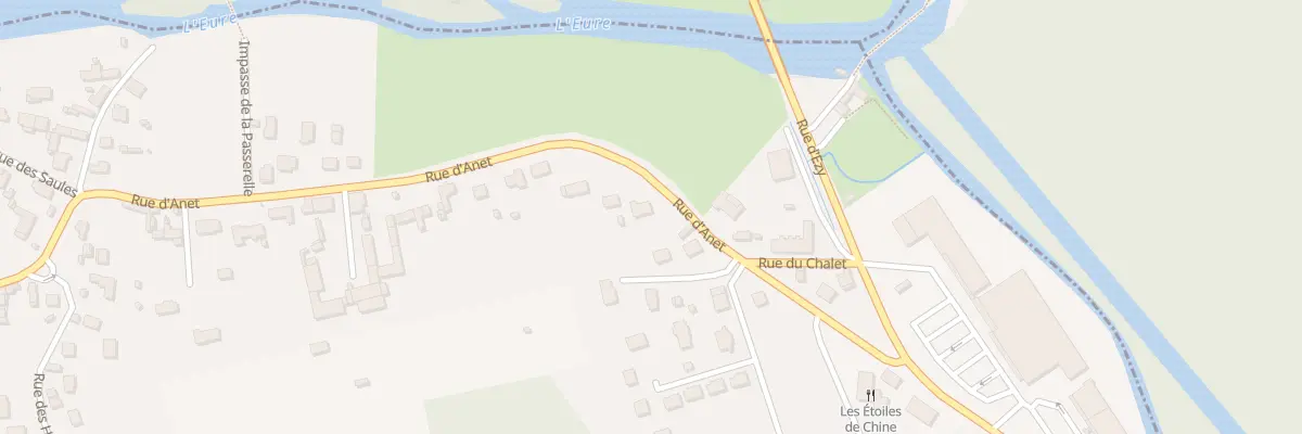 Plan du 40B Rue d’Anet à Saussay
