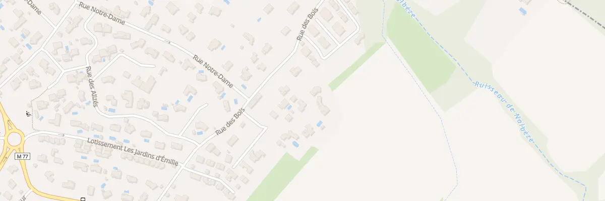 Plan du 17T Rue des Bois à Bruguières