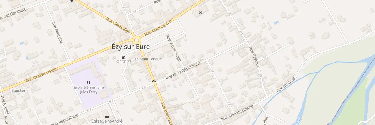 Plan du 35 Rue de la République à Ézy-sur-Eure