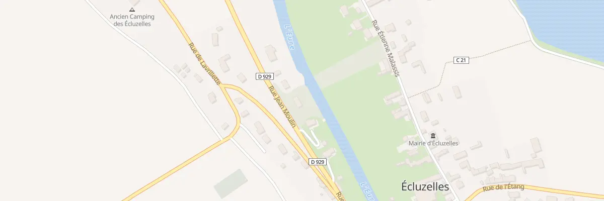 Plan du 18 Rue Jean Moulin à Écluzelles