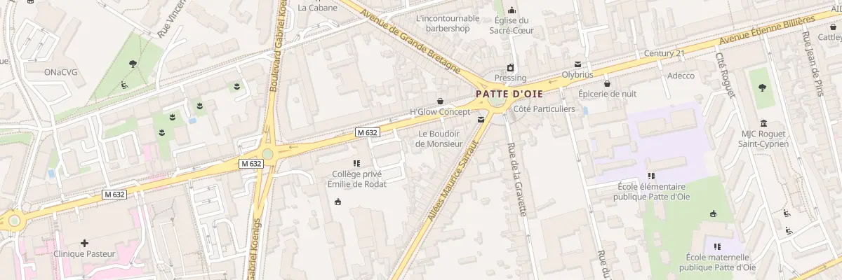 Plan du 17 Av de Lombez à Toulouse