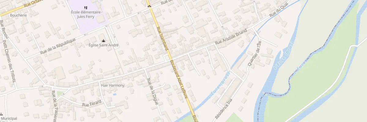Plan du 48 Rue Aristide Briand à Ézy-sur-Eure