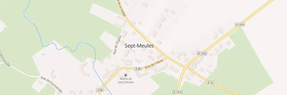Plan du 9 Rte de la Vallee à Sept-Meules