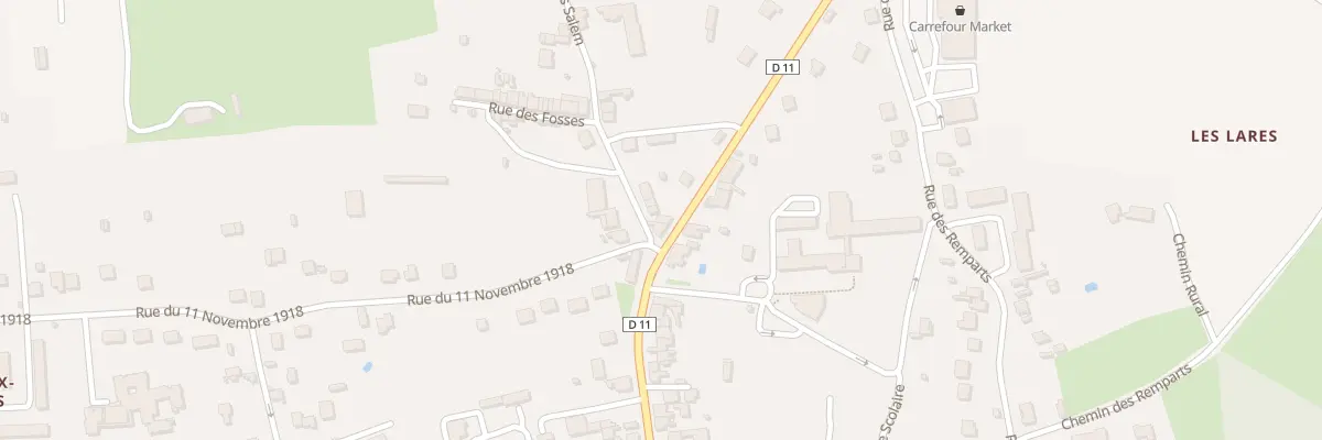 Plan du 4 Rte de Buzancais à Saint-Gaultier