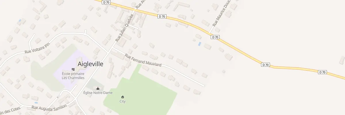 Plan du 15 Rue Fernand Mauviard à Aigleville