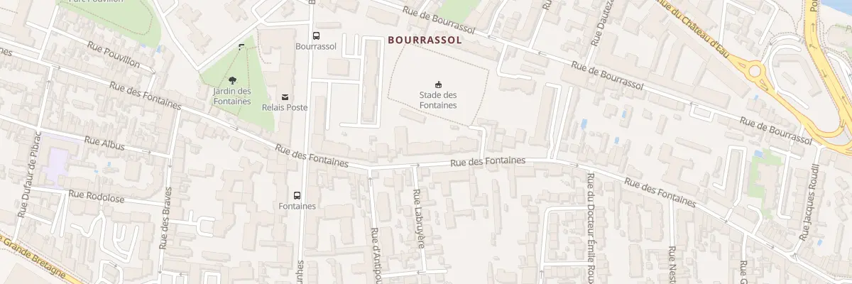 Plan du 98 Rue des Fontaines à Toulouse