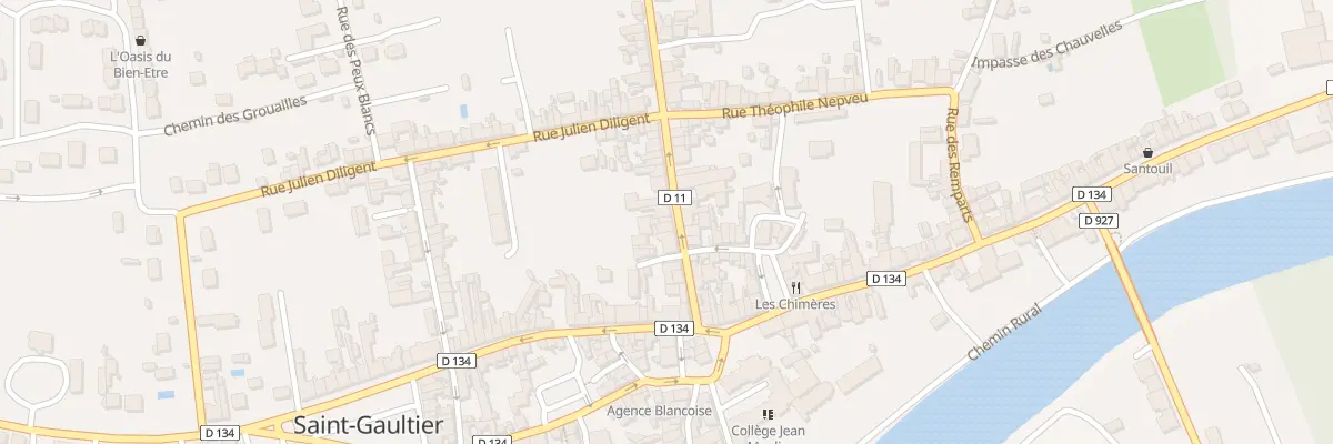 Plan du 22 Rue des Gachons à Saint-Gaultier