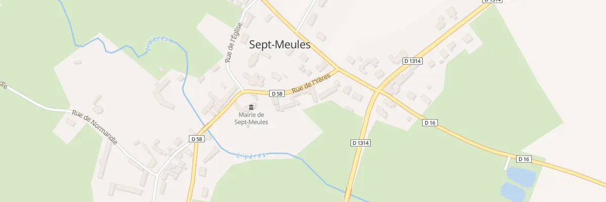 Plan du 1 Rue de l’Yeres à Sept-Meules