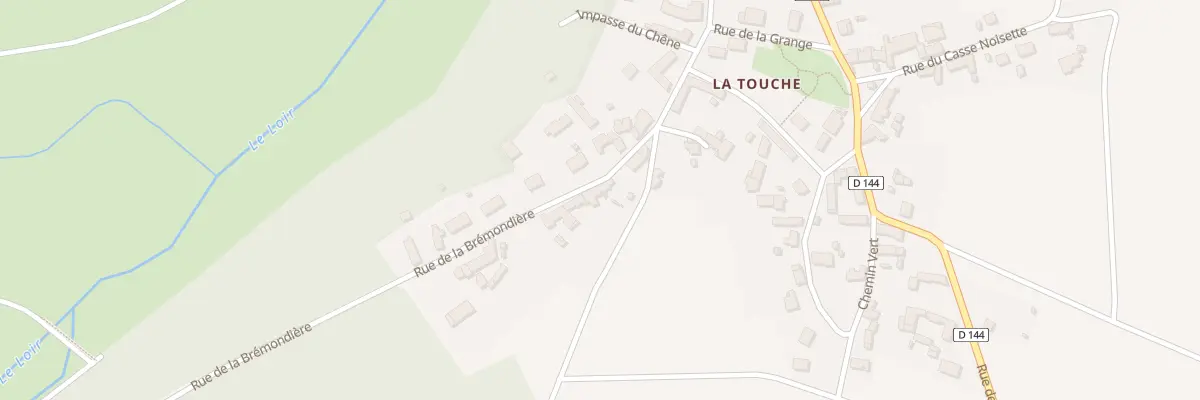 Plan du 3 Rue de la Brémondière à Saint-Maur-sur-le-Loir