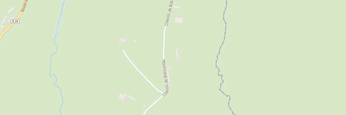 Plan du 77 Brémontier à Massy