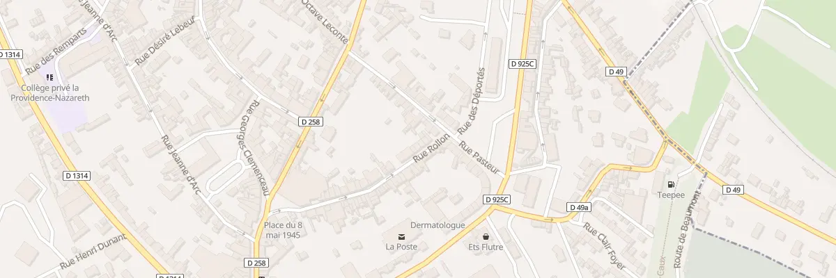 Plan du 45 Rue Rollon à Eu