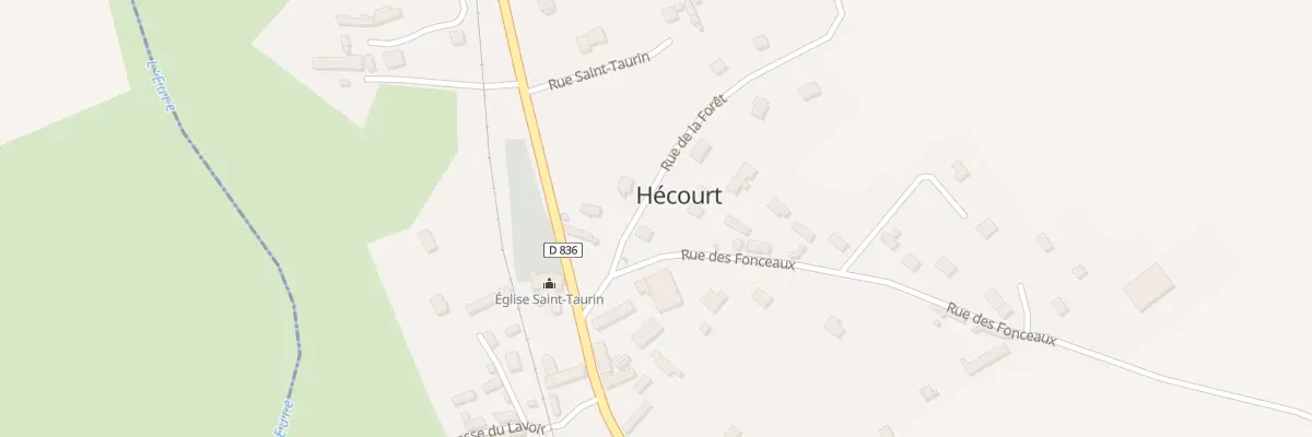 Plan du 1B Rue des Fonceaux à Hécourt