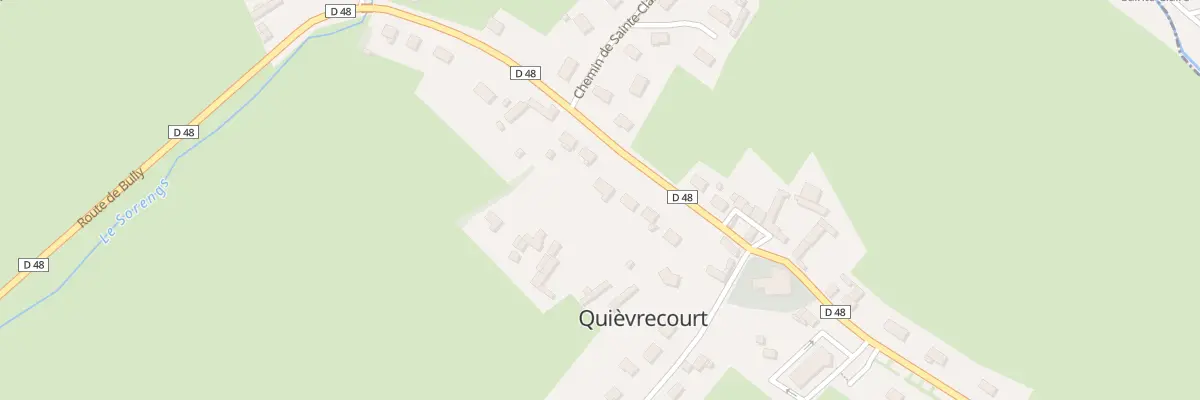Plan du 9 Rte de Bully à Quièvrecourt