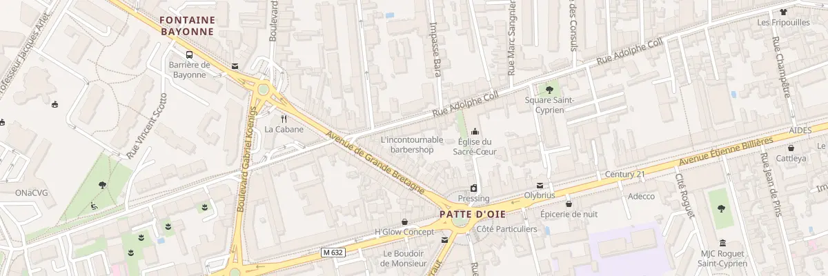 Plan du 71 Rue Adolphe Coll à Toulouse