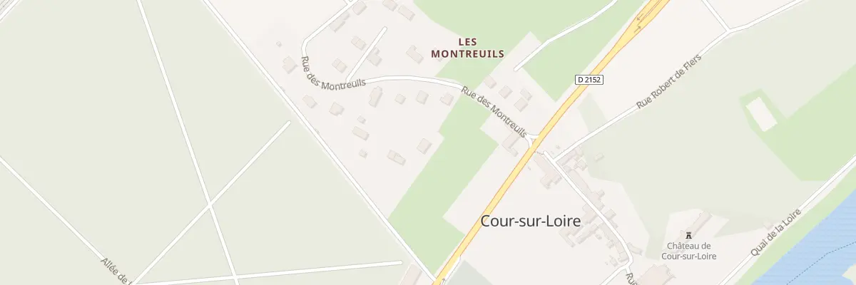 Plan du 6 Rue des Montreuils à Cour-sur-Loire