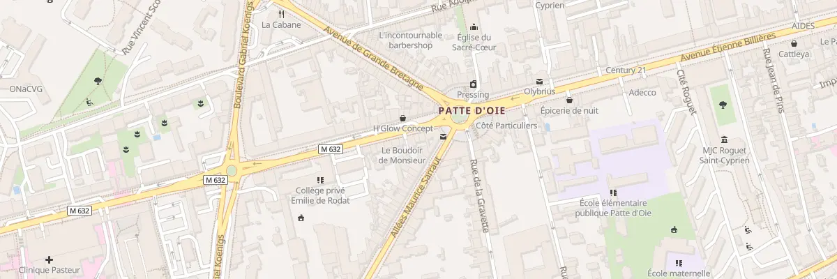 Plan du 7 Av de Lombez à Toulouse
