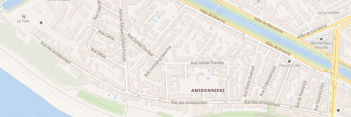 Plan du 18 Rue Sainte Thérèse à Toulouse