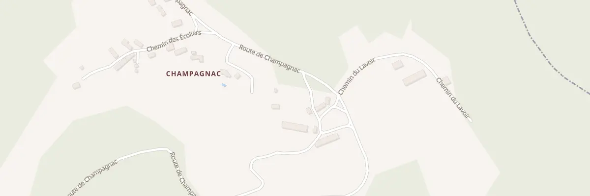 Plan du 331 Champagnac à Borrèze
