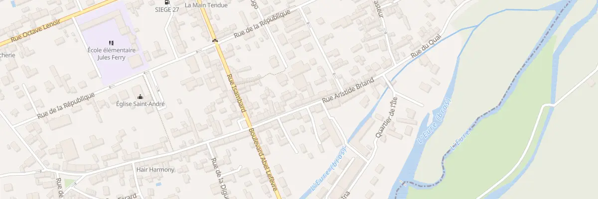 Plan du 65 Rue Aristide Briand à Ézy-sur-Eure