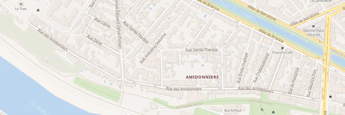 Plan du 23 Rue Sainte Thérèse à Toulouse