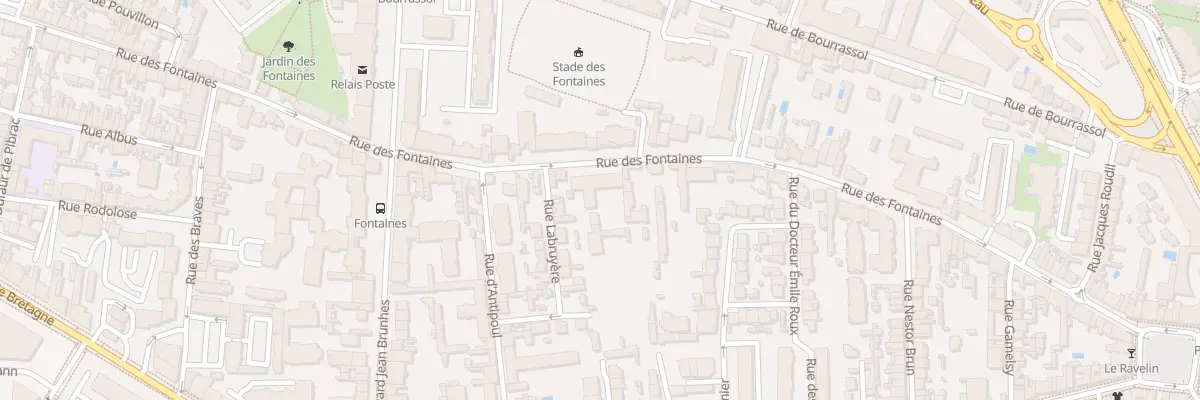 Plan du 73 Rue des Fontaines à Toulouse