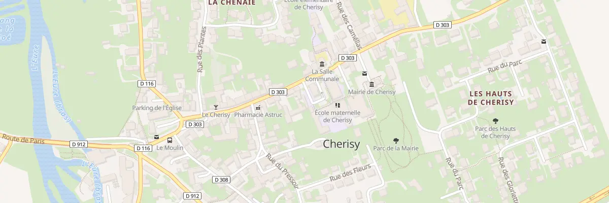 Plan du 38 Rue Charles de Gaulle à Cherisy