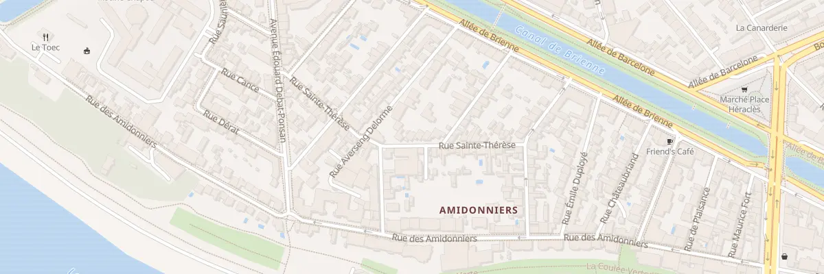 Plan du 16B Rue Sainte Thérèse à Toulouse