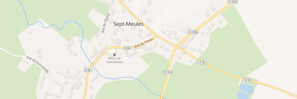 Plan du 5004 Le Village à Sept-Meules