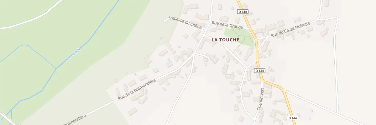 Plan du 2 Rue des Grands Bois à Saint-Maur-sur-le-Loir