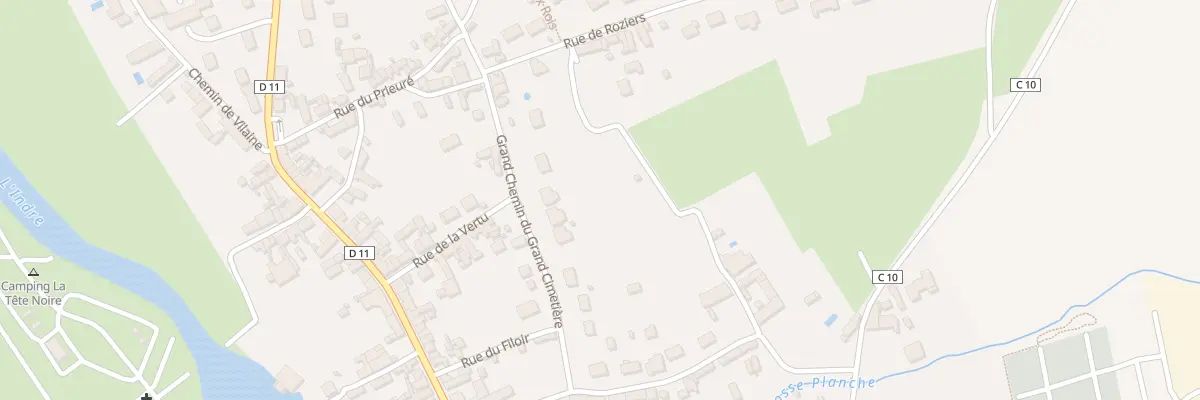 Plan du 10 Grand Chem du Grand Cimeti à Buzançais
