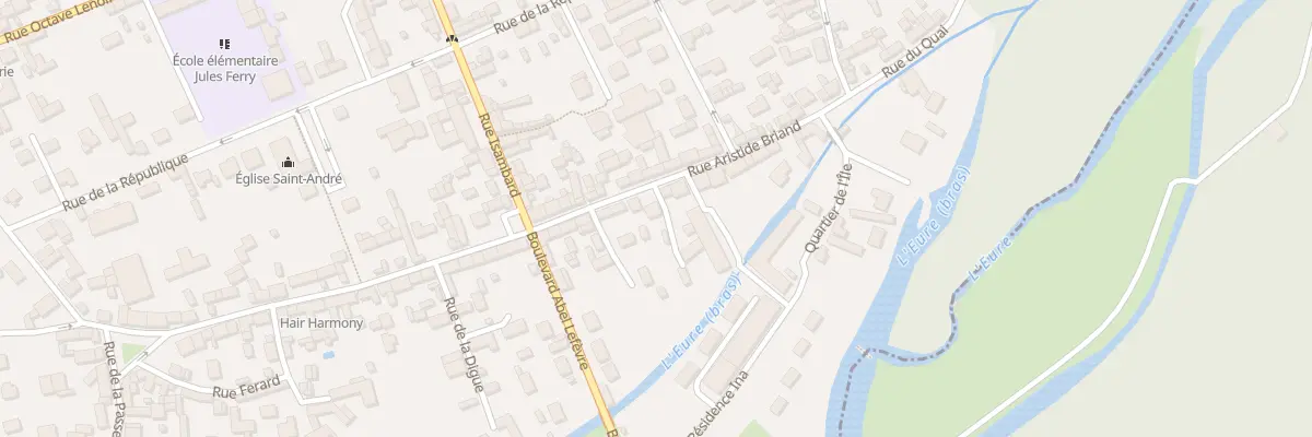 Plan du 62 Rue Aristide Briand à Ézy-sur-Eure