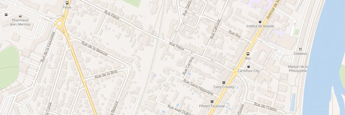 Plan du 35B Rue Fieux à Toulouse