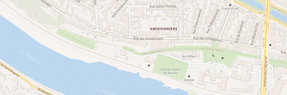 Plan du 51T Rue des Amidonniers à Toulouse